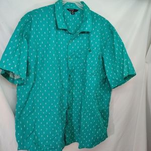 Swiss Alps men's short sleeve button up 2xl